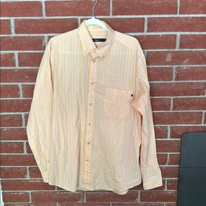 Butter Yellow with gray stripes, Zegna Sport Men’s Button Down